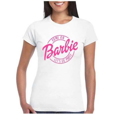 Polo manga corta - D nuñez - Barbie - Blanco - dama